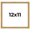 thumbnail image 1 of 12x11 Frame Beaded Gold Solid Wood Picture Frame | 0.75 Inches Moulding Width | Liscio Oro, 1 of 8