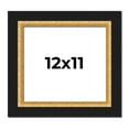 thumbnail image 1 of 12x11 Frame Gold Real Wood Picture Frame Width 2.25 Inches | Interior Frame Depth 0.5 Inches |, 1 of 8
