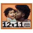 thumbnail image 1 of 12x11 Frame Honey Pecan Brown Picture Frame - Modern Photo Frame Includes UV Acrylic Shatter Guard, 1 of 8