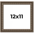 thumbnail image 1 of 12x11 Ornate Brown Real Wood Picture Frame Width 1.5 Inches | Interior Frame Depth 0.5 Inches |, 1 of 8