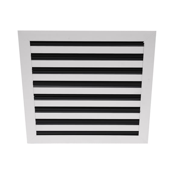 12x12 AC Vent Cover Decorative Air Vent Standard Linear Slot Diffus Grille White Aluminum Alloy Square