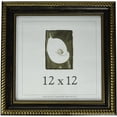 thumbnail image 1 of 12x12 Antique Wood Picture Frame (Black & Gold), 1 of 1