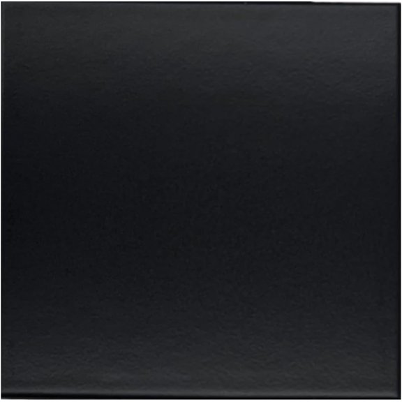 12x12 Black Porcelain Tile for Wall and Floor, Glazed Finish, Bathroom Shower, Kitchen Backsplash, Indoor Use (Exact Size 11-7/8 in) (1 Piece)