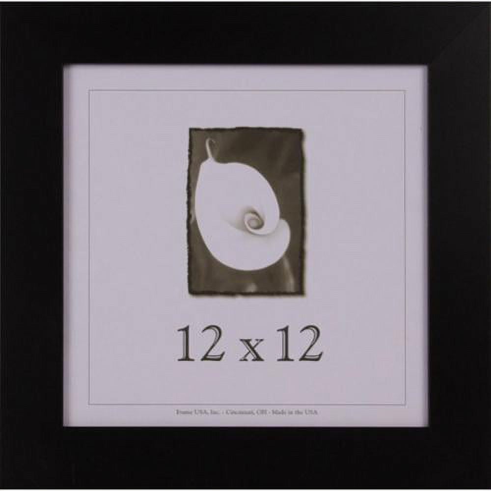 12x12 Black Wood Frames Affordable Series (Large)
