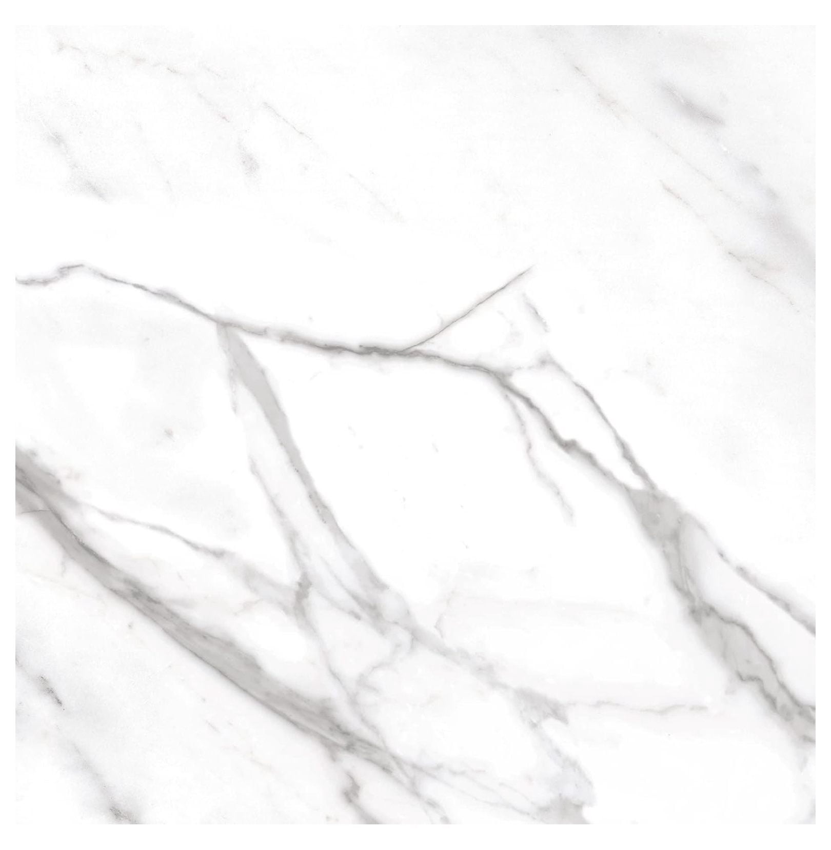 12x12 Calacatta Empire Ceramic Tile for Walls Floors Made in USA (4 Pieces. 4SF Coverage)