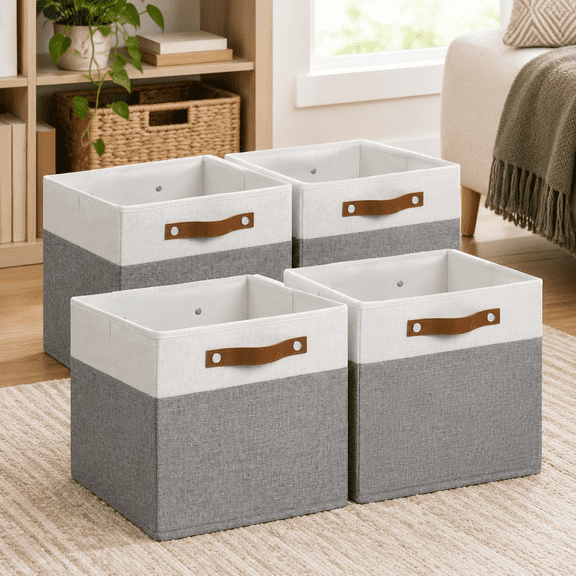 12x12 Cube Storb Set Of 4 - Fabric Cubes