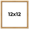 thumbnail image 1 of 12x12 Frame Beaded Gold Solid Wood Picture Frame | 0.75 Inches Moulding Width | Liscio Oro, 1 of 8