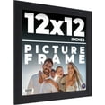 thumbnail image 1 of 12x12 Frame Black Real Wood Picture Frame Width 0.75 inches | Interior Frame Depth 0.5 inches |, 1 of 8