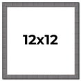 thumbnail image 1 of 12x12 Frame Blue Kingsley Pewter Solid Wood Picture Frame Width 0.75 Inches |Interior Depth 0.5, 1 of 8