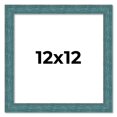 thumbnail image 1 of 12x12 Frame Blue Rustic Barnwood Solid Wood Picture Frame Width 1.25 Inches | Interior Depth 0.5, 1 of 8