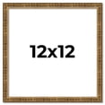 thumbnail image 1 of 12x12 Frame Gold Kingsley Distressed Solid Wood Picture Frame Width 0.75 Inches | Interior Frame, 1 of 8