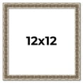 thumbnail image 1 of 12x12 Frame Silver Versailles Ornate Solid Wood Picture Frame | 1 Inch Moulding Width | Interior, 1 of 8