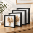 12x12 Inch Black Shadow Box Frames, Set of 4, 3D Display Cases for ...