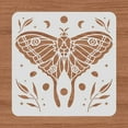 thumbnail image 1 of 12x12 Inch Moth Moon Stencil Set Plastic Drawing Templates for Wood Painting Wall Art Scrapbooking, 1 of 8