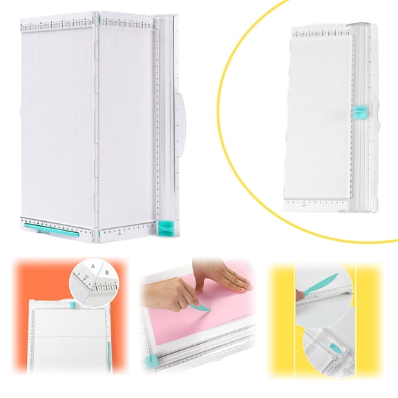 12x12 Inch Paper Trimmer and Scoring Board for Crafting Book Covers Photo Albums Stationery Projects