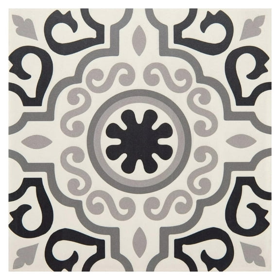 12x12 Marseille Encaustic Pattern Ceramic Tile Floor Wall (12)