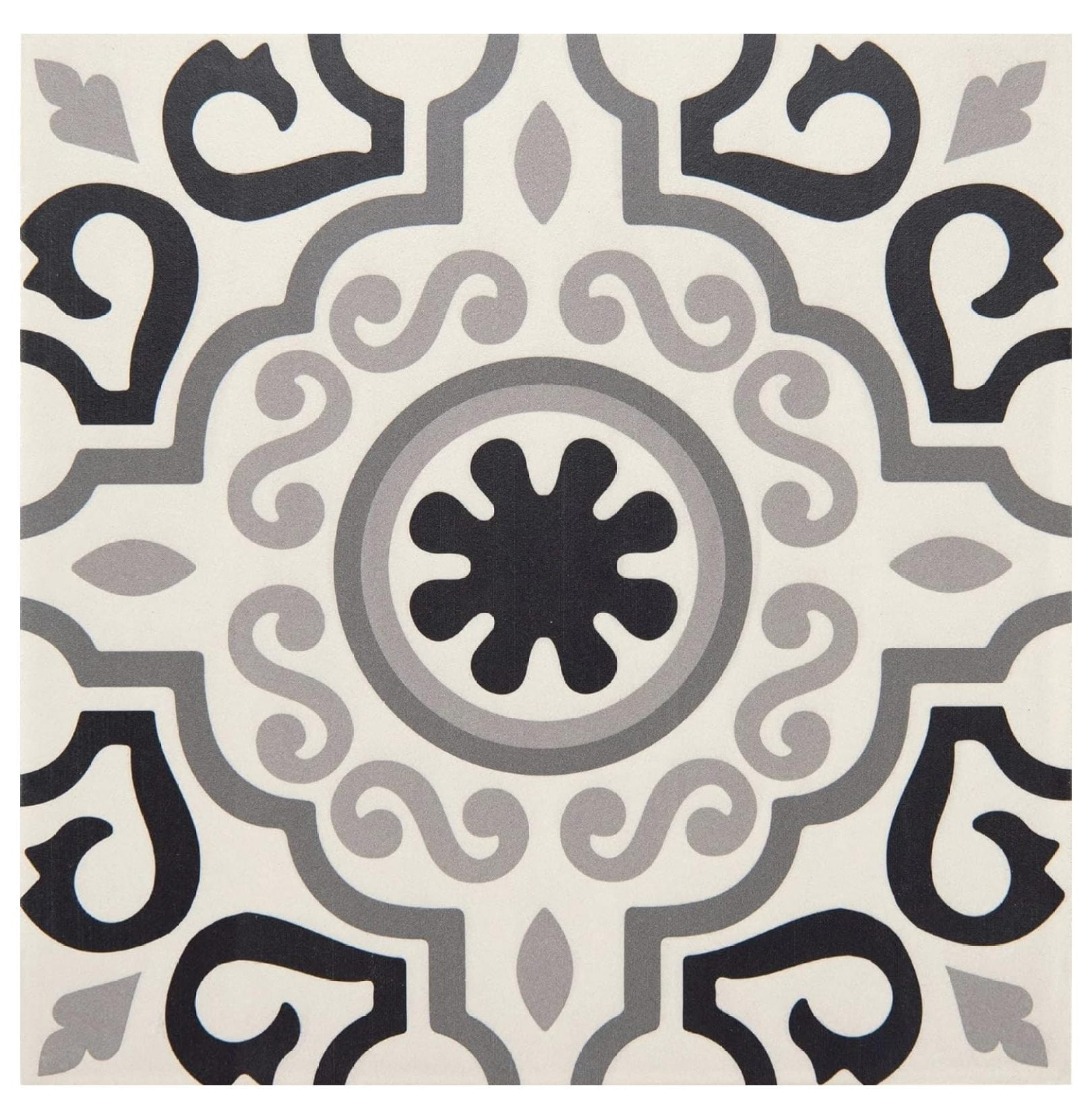 12x12 Marseille Encaustic Pattern Ceramic Tile Floor Wall (4)