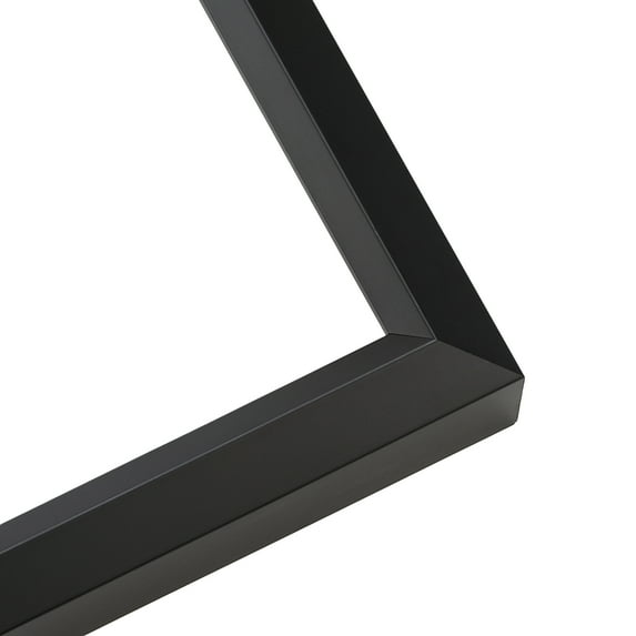 12x12 Minimalist Shadow Box Black Picture Frame - UV Acrylic, Backing, Hanging Hardware