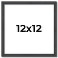 thumbnail image 1 of 12x12 Rustic Brown Real Wood Picture Frame Width 0.75 inches | Interior Frame Depth 0.5 inches |, 1 of 8