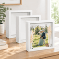 12x12 Shadow Box Frame Display Case With Letter Stickers 3d Picture For ...