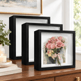 12x12 Shadow Box Frame Display Case With Letter Stickers 3d Picture For ...