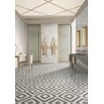 thumbnail image 1 of 12x12 Waterjet Marble Tile, White & Grey Natural Stone for Floor and Wall, Polished with Unique Patterns, 8-Piece Box, 1 of 9