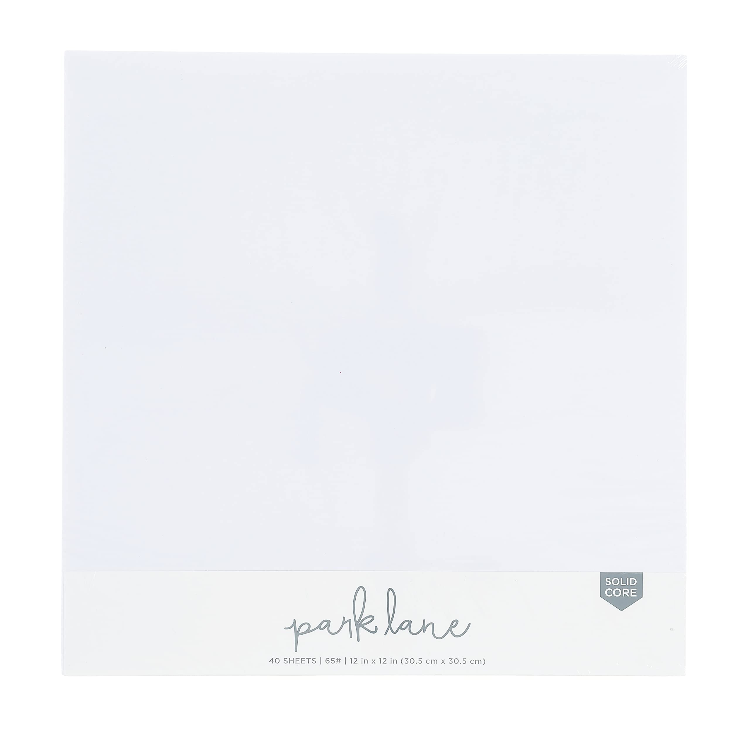 Walmart 12x12 White Cardstock Paper 65lb, Double Sided, 40 Sheets