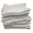 thumbnail image 1 of 1 Dozen - 12 x 12 White Value Washcloths Rags Bath/Craft/Kitchen/Garage/Face, 1 of 2