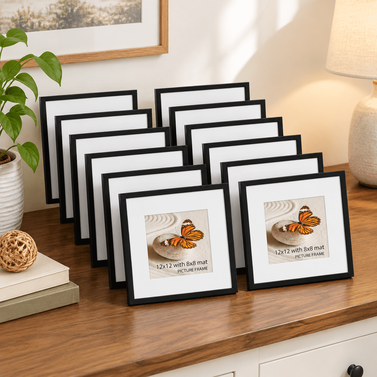 12x12 With 8x8 Photo Frames For Wall And Tabletop Display 12 By 12 ...