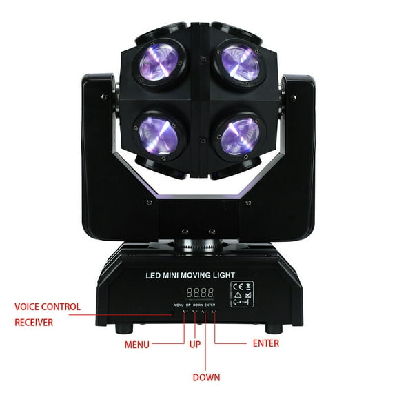 12x12w DMX RGBW Football Led Beam Moving Head Dj Disco Stage Effect Light 4 in 1