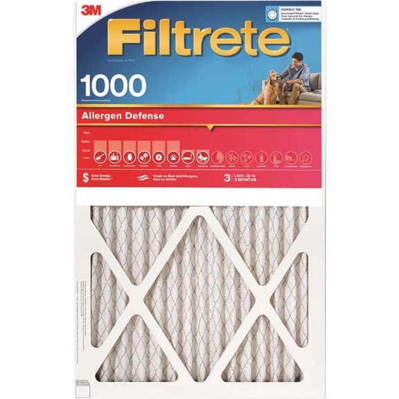 3M 12x12x1, Filtrete Micro Allergen Air Filter, MERV 11, by 3m — Residential Use, Standard Application