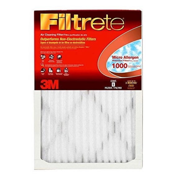 3M 12x12x1, Filtrete Micro Allergen Air Filter, MERV 11, by 3m Residential Use, Standard Application