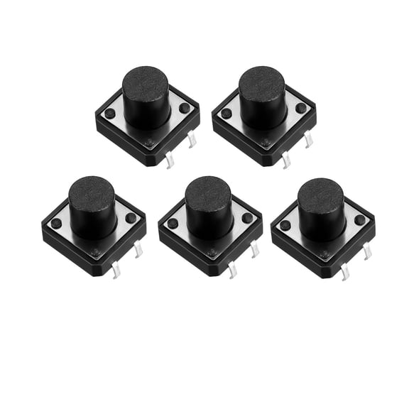 12x12x10mm Panel Momentary 4-Pin PCB DIP Tactile Push Button Switch 5PCS