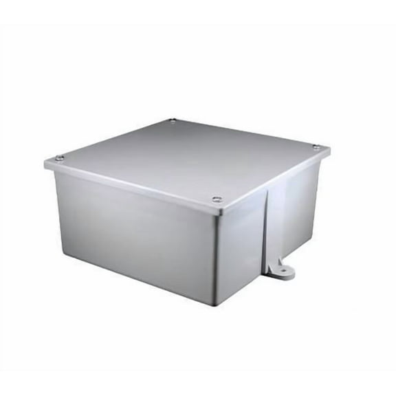 12x12x4 PVC Junction Box ETL Gray Outdoor Electrical Enclosure NEMA Weatherproof