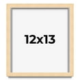 thumbnail image 1 of 12x13 Frame Beige Real Wood Picture Frame Width 0.75 inches | Interior Frame Depth 0.5 inches |, 1 of 8