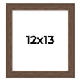 thumbnail image 1 of 12x13 Frame Brown Distressed Barnwood Picture Frame | Rustic Farmhouse Photo Frame Includes UV, 1 of 8
