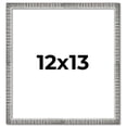 thumbnail image 1 of 12x13 Frame Silver Grey Distressed Solid Wood Picture Frame | 0.75 Inch Moulding Width | Interior, 1 of 8