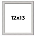 thumbnail image 1 of 12x13 Frame Silver Inner Slope Bevel Picture Frame | 1 Inch Moulding Width | 0.75 Inch Rabbet Depth, 1 of 8