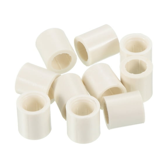12x13mm Pool Cue Ferrules Billiard Cue Slip on Pool Stick Tips Replacement, White 10 Pack