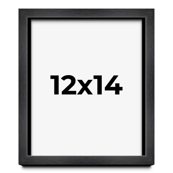 12x14 Black Shadowbox Frame - Interior Size 12x14 by 1 Inches - Made to Display Items Up To 1 Inches Deep