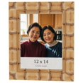 thumbnail image 1 of 12x14 Frame Beige Real Wood Picture Frame Width 3 inches | Interior Frame Depth 0.5 inches |, 1 of 8