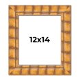 thumbnail image 1 of 12x14 Frame Beige Real Wood Picture Frame Width 3 inches | Interior Frame Depth 0.5 inches |, 1 of 8