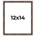 thumbnail image 1 of 12x14 Frame Brown Bamboo with Dark Coffee/Walnut Finish | Solid Wood Picture Frame Width 0.75, 1 of 8