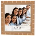 thumbnail image 1 of 12x14 Frame Gold Real Wood Picture Frame Width 1.5 inches | Interior Frame Depth 0.5 inches |, 1 of 8