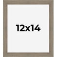 thumbnail image 1 of 12x14 Frame Gray Barnwood Rustic Solid Wood Picture Frame | 1.5 Inch Moulding Width | Includes UV, 1 of 8