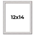 thumbnail image 1 of 12x14 Frame Silver Inner Slope Bevel Picture Frame | 1 Inch Moulding Width | 0.75 Inch Rabbet Depth, 1 of 8