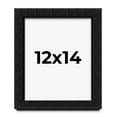 thumbnail image 1 of 12x14 Shadow Box Black Solid Wood Display Picture Frame | 1 Inch Rabbet Depth | | 1.375 Inch, 1 of 4