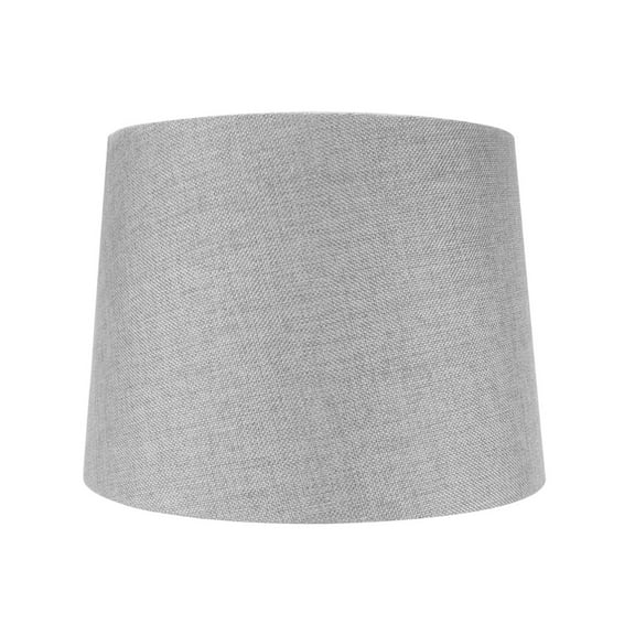 12x14x10 Hardback Drum Lamp Shade Granite Gray