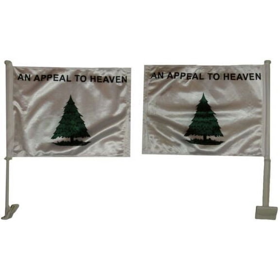 12x15.5 An Appeal to Heaven Double Sided Nylon Car Window Vehicle 12"x15.5" Flag