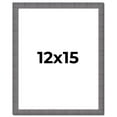 thumbnail image 1 of 12x15 Frame Blue Kingsley Pewter Solid Wood Picture Frame Width 0.75 Inches |Interior Depth 0.5, 1 of 8